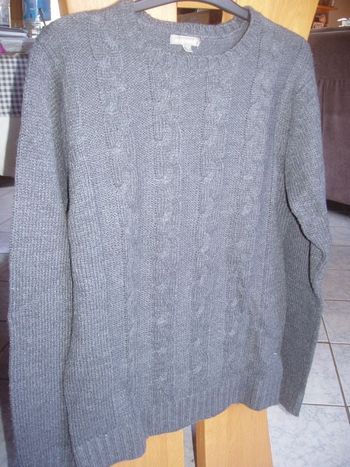 pull maille torsadée