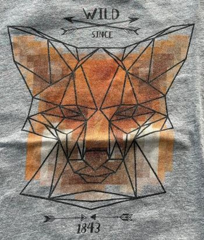 T-shirt gris clair « Kiabi » - photo numéro 2