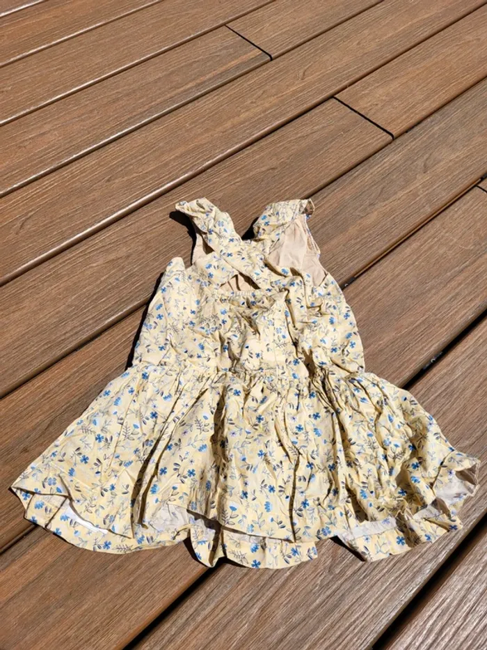 Robe d'été fleurie sergent major 18 mois - photo numéro 2