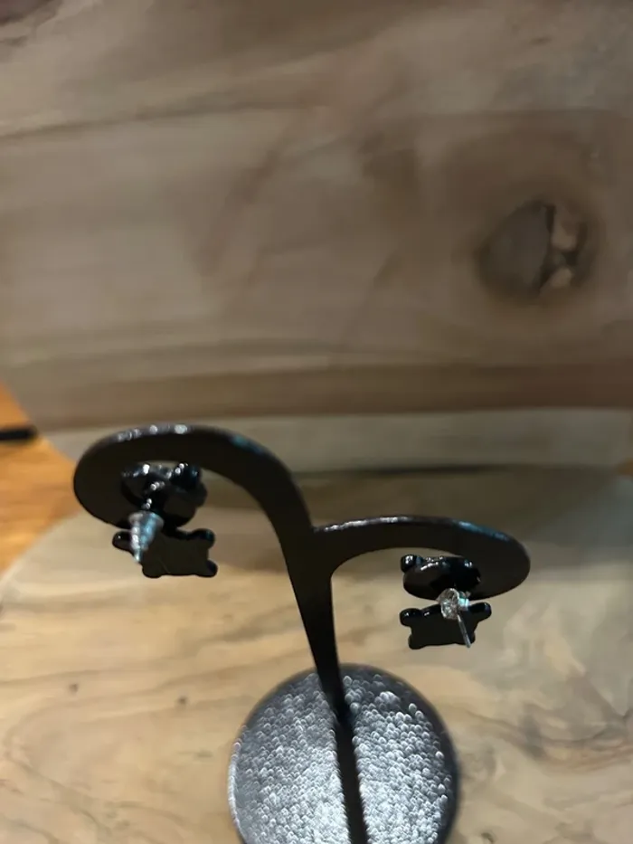 Boucles d’oreilles panda - photo numéro 3