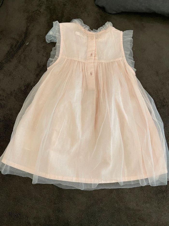 Robe rose claire 12M neuf sans étiquette - photo numéro 2