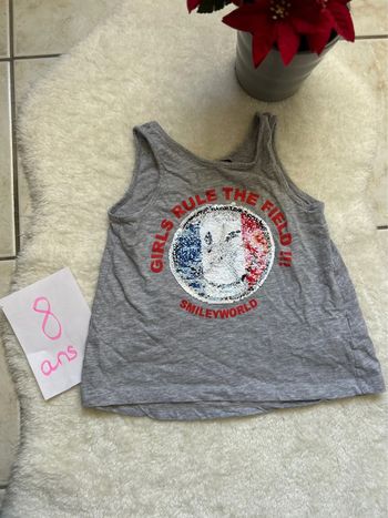 Débardeur ~ Smiley ~ 8 ans