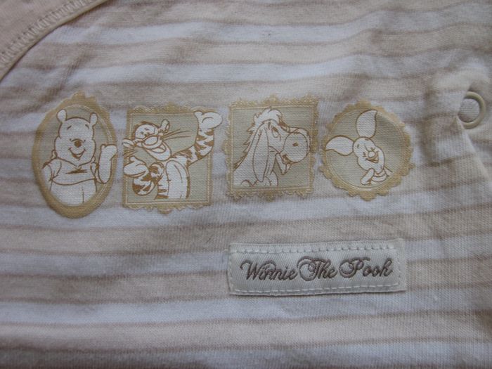 Body croisé manches longues beige Winnie l'Ourson 3 mois - photo numéro 3