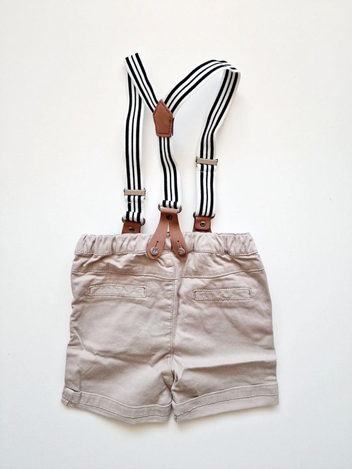 Noukie's - Short + bretelles - Beige - Neuf avec étiquette ! (18 mois) - photo numéro 3