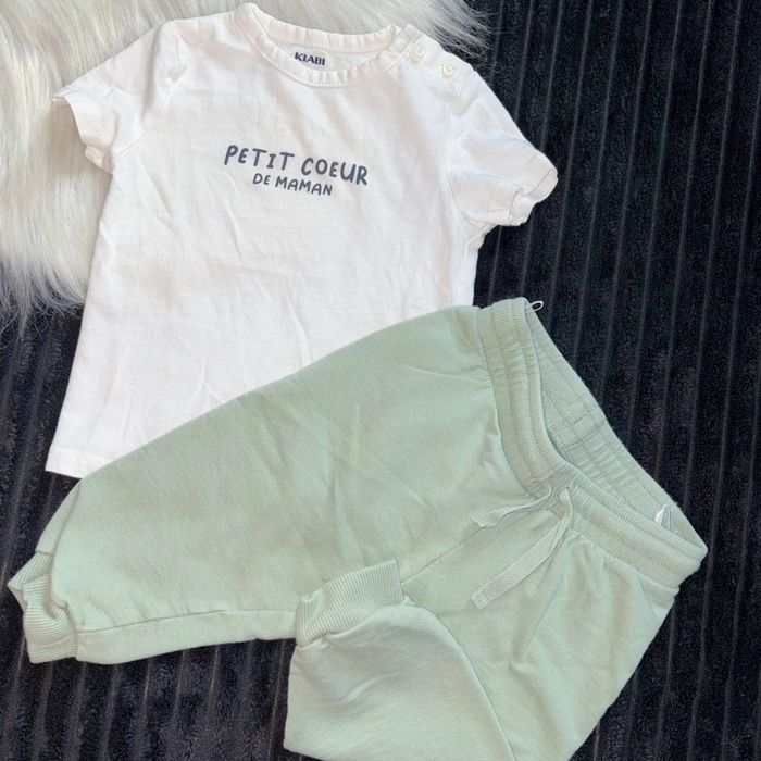 Ensemble t shirt manche courte + pantalon - photo numéro 2