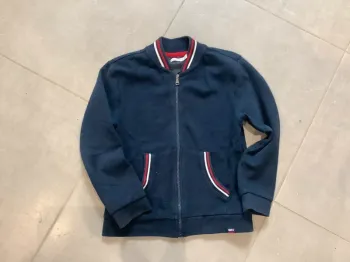 Gilet zippé bleu marine orchestra 8 ans