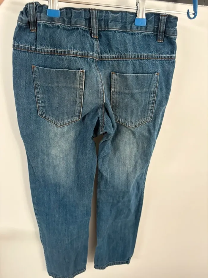 Jeans garçon 10 ans bleu - photo numéro 4