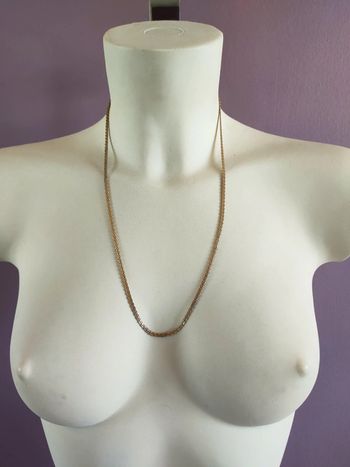 Collier plaqué or vintage