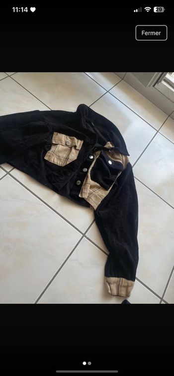 Veste chemise courte  taille S shein
