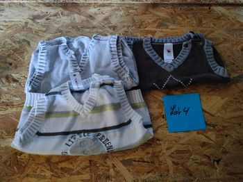 Lots pull sans manches