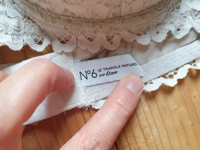 Soutien-gorge écru Etam 95D - photo numéro 2