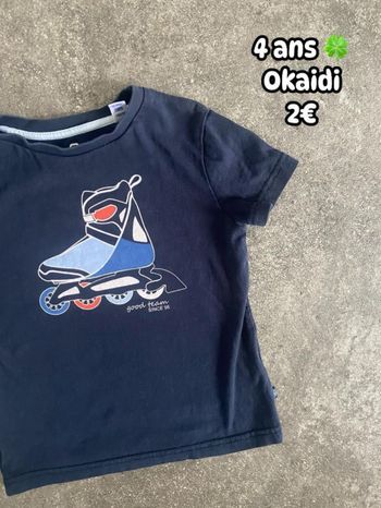 T-shirt 🍀 4 ans 🍀 Okaidi