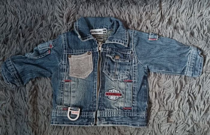 Veste zippée en jean 6mois