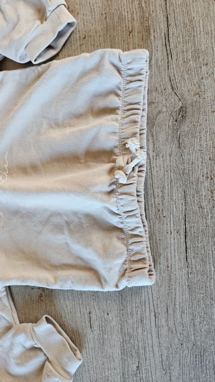 Swaet léger à capuche, beige à manches longues, Gemo, 5 ans - photo numéro 4