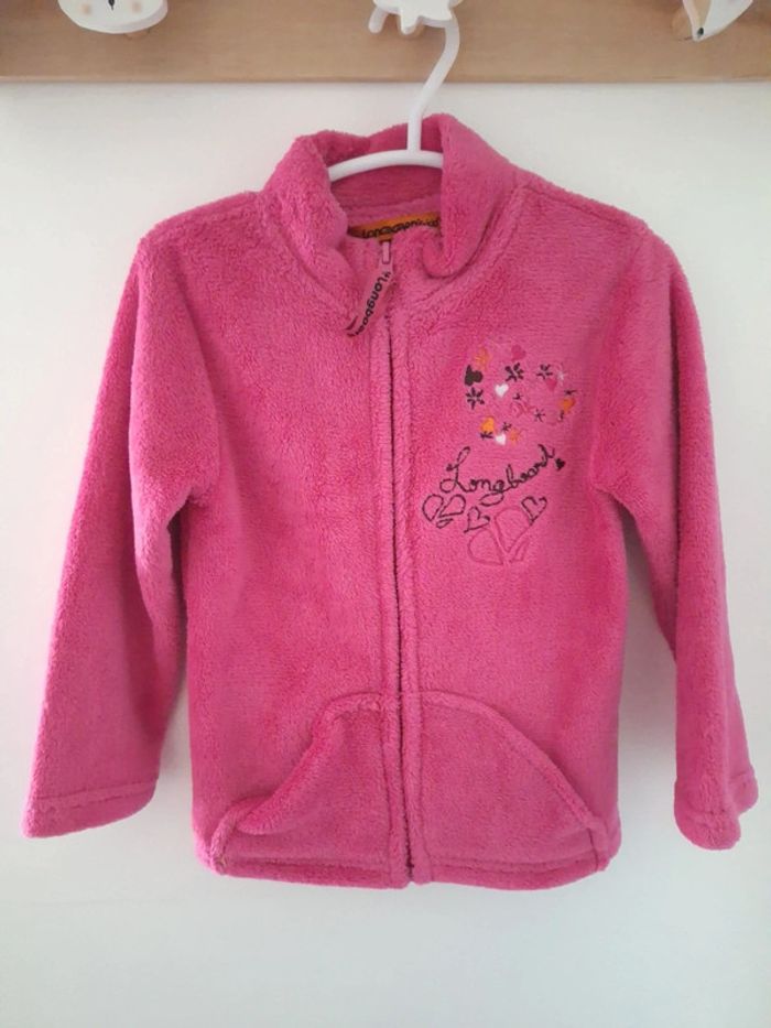 Gilet polaire long bord 2 ans