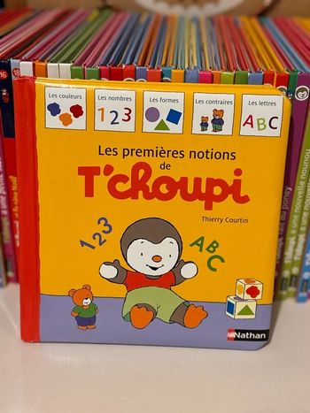 Livres les premières notions de tchoupi 