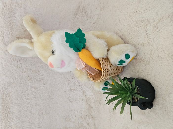 🌟🧸 Peluche Lapin et son panier🧸 - photo numéro 5