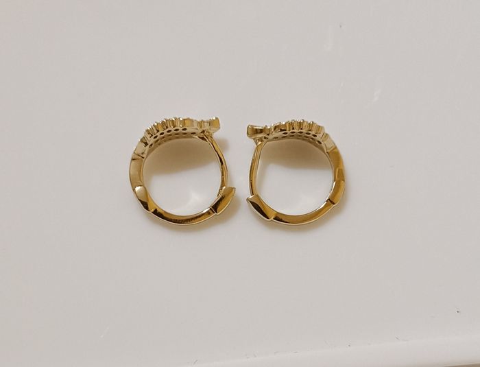 Boucles d'oreilles plaqué or - photo numéro 5