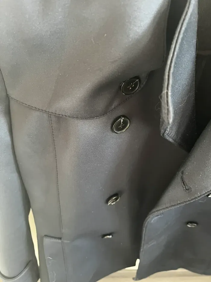 Manteau trench Zara homme bleu - photo numéro 2