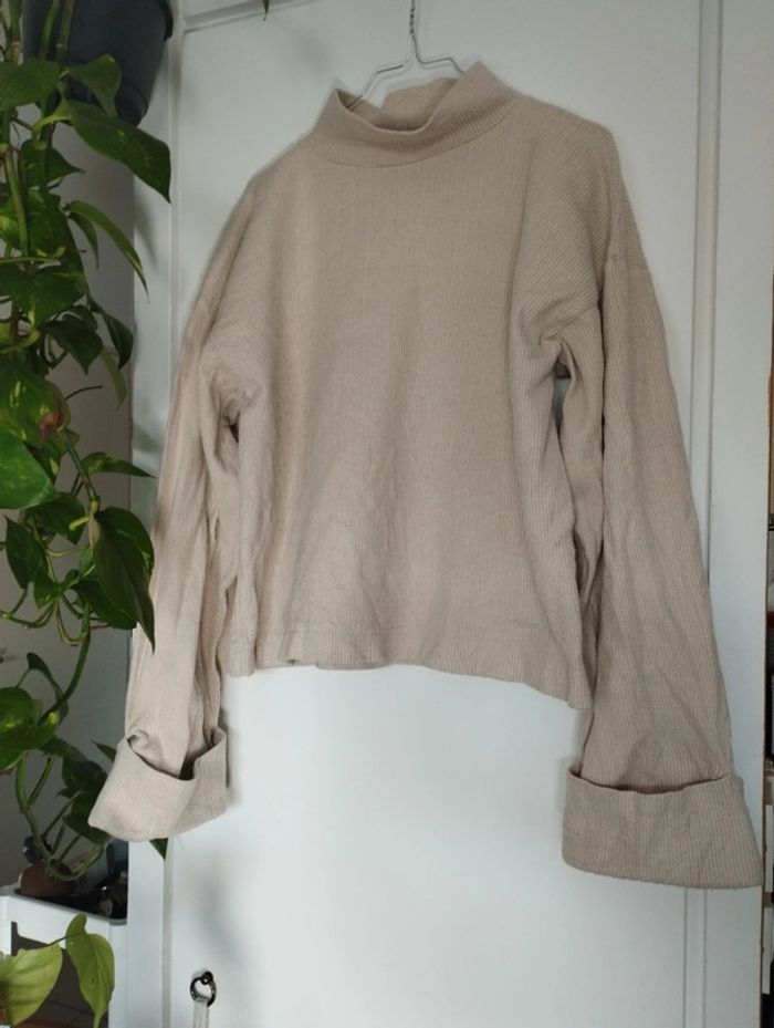 Pull beige Zara