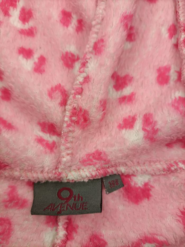 Pyjama tout doux 1 pièce pilou pilou rose rouge blanc 7-8 ans 9th avenue - photo numéro 6