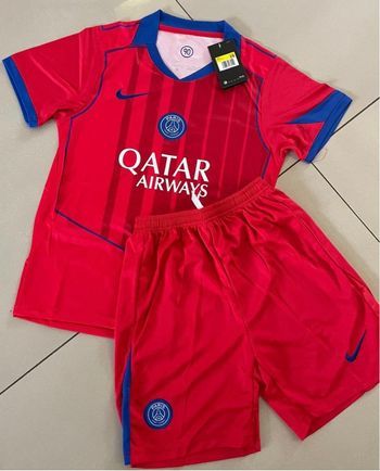 Maillot psg 25/26 rouge enfant 11 ans