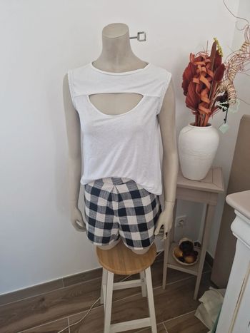 Short et T-chirt 🩶🤍