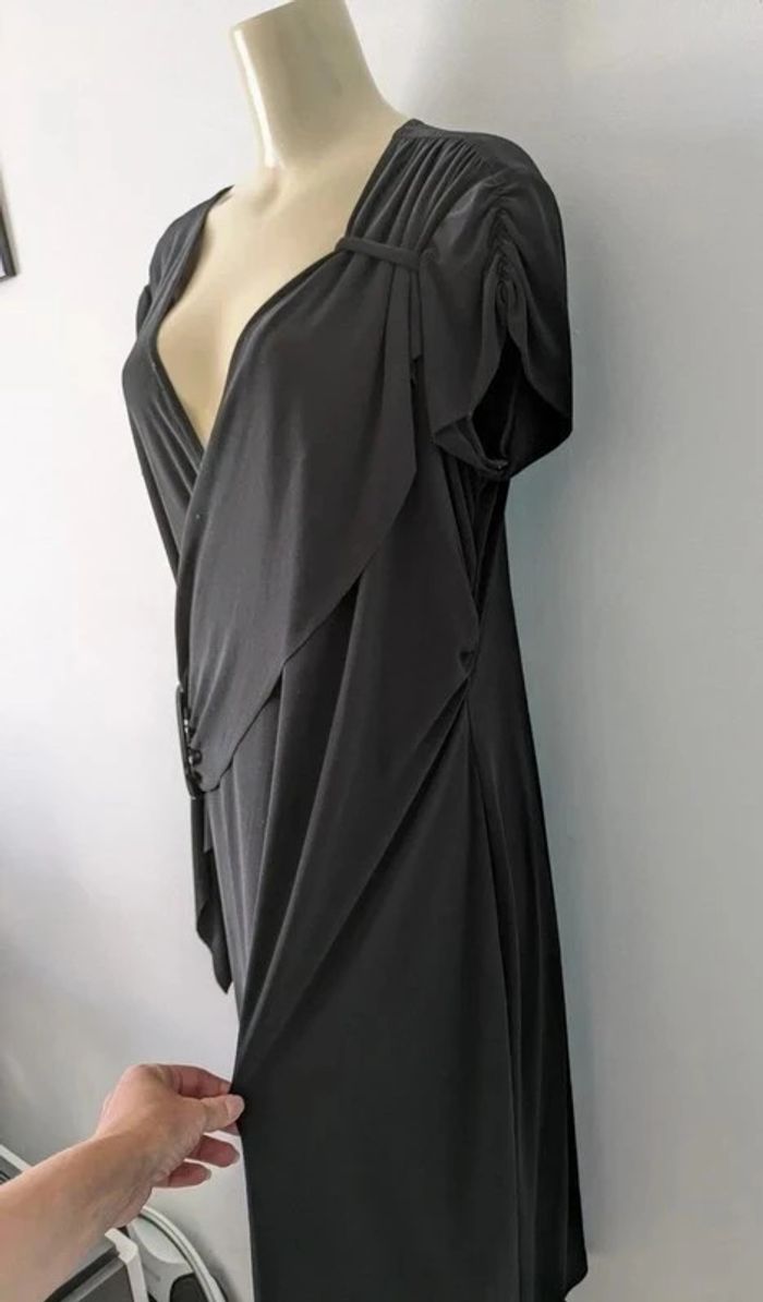 Robe noire longue chic - Joseph Ribkoff - taille 46 - photo numéro 4