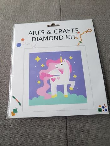 Diamond painting licorne