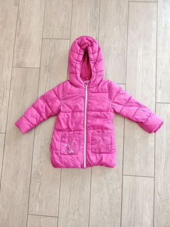 Doudoune rose fushia taille 3 ans