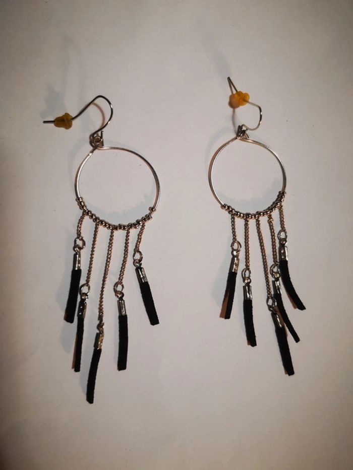 Boucles d'oreilles pendantes - photo numéro 2