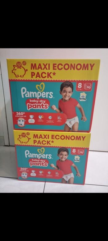 116 pants taille 8 pampers