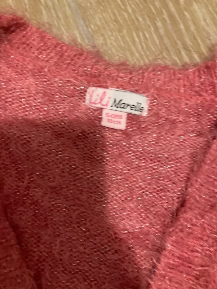 Gilet à poils 5 ans