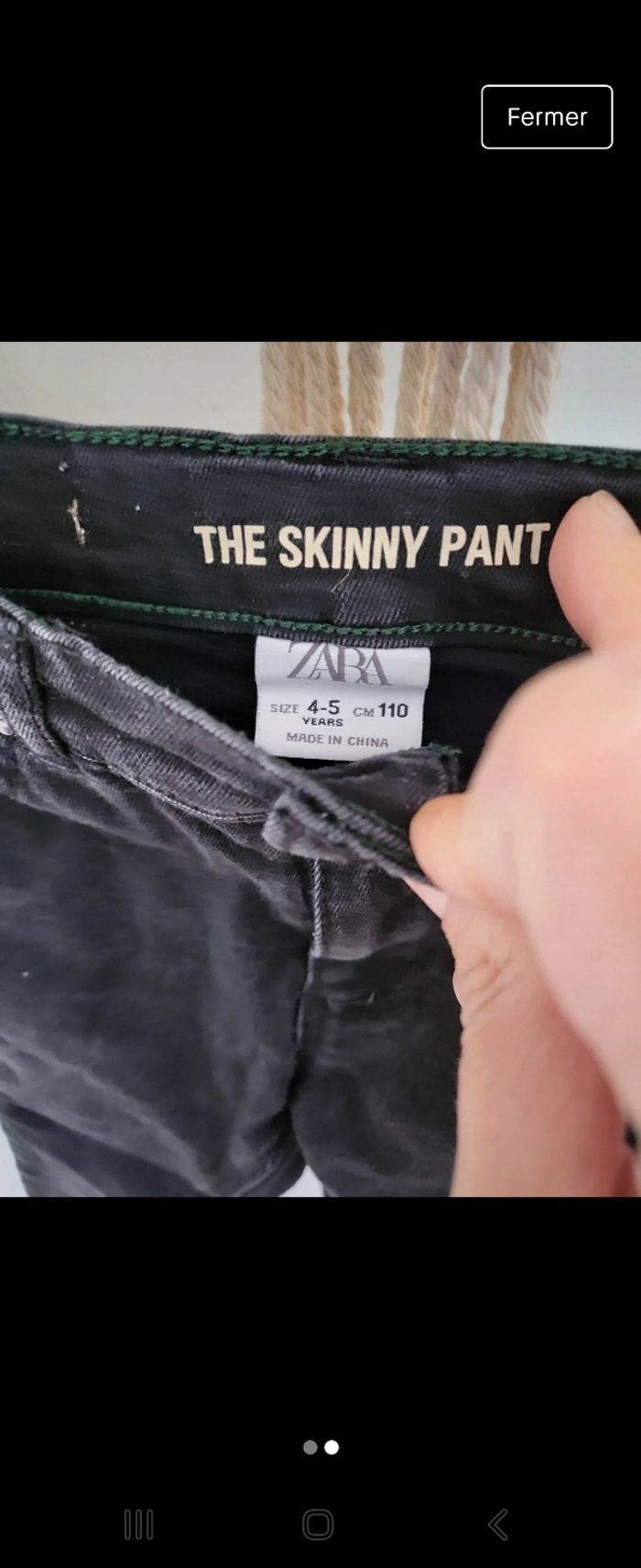 Jean zara skinny - photo numéro 2