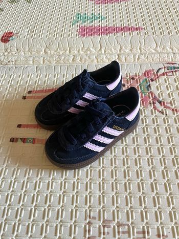 Adidas spezial ortholite T21 bleues marines et roses 