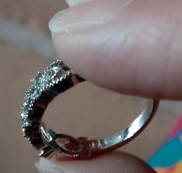 Jolie bague en argent - photo numéro 2