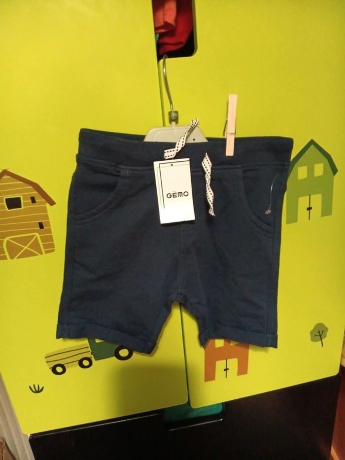 Short 3 ans gemo avec étiquette