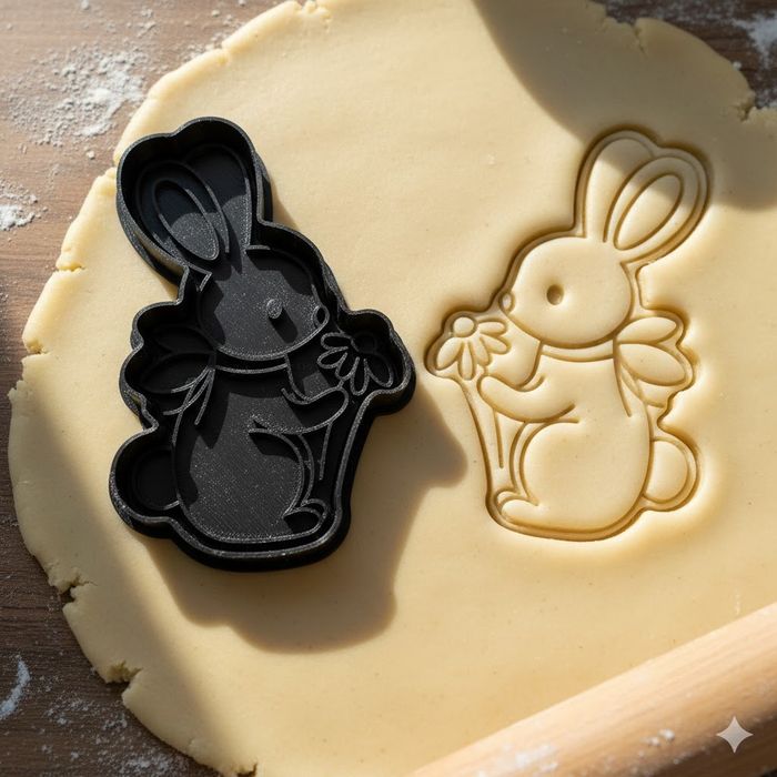 Emporte-pièce Lapin de Pâques 8 cm - Découpoir Pâtisserie Créative
