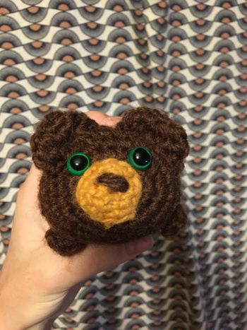 Ours marron crochet fais mains