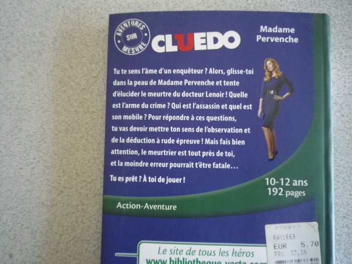 CLUEDO : MADAME PERVENCHE - photo numéro 2