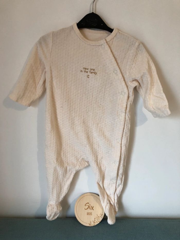 Pyjama velours 6 mois mixte