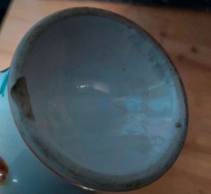 Tasse vintage avec cigale - photo numéro 9