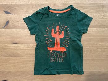 T-shirt manches courtes vert Z 2 ans