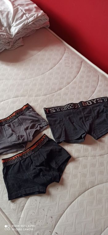 Lot de 3 boxers 10 ans