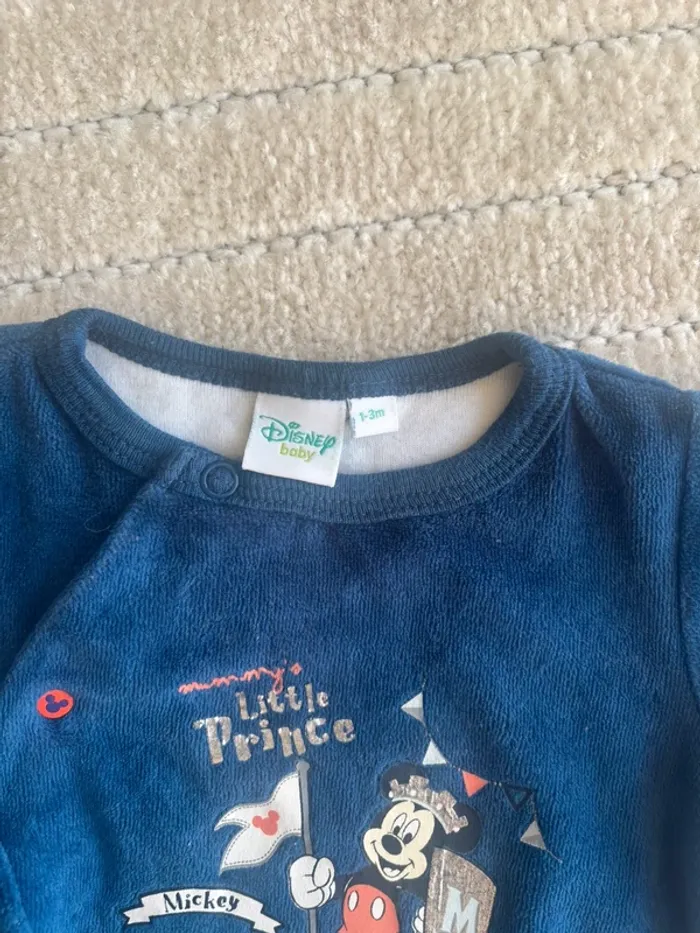 Lot de 2 pyjamas bébé Disney baby 3M - photo numéro 5