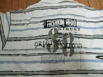 Tee shirt XXL à rayures