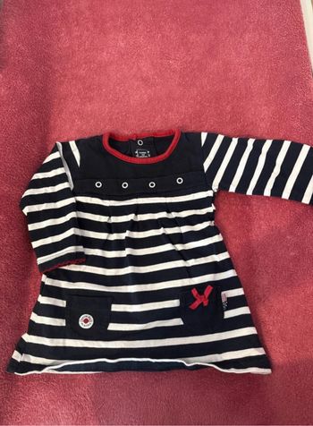 Robe rayée