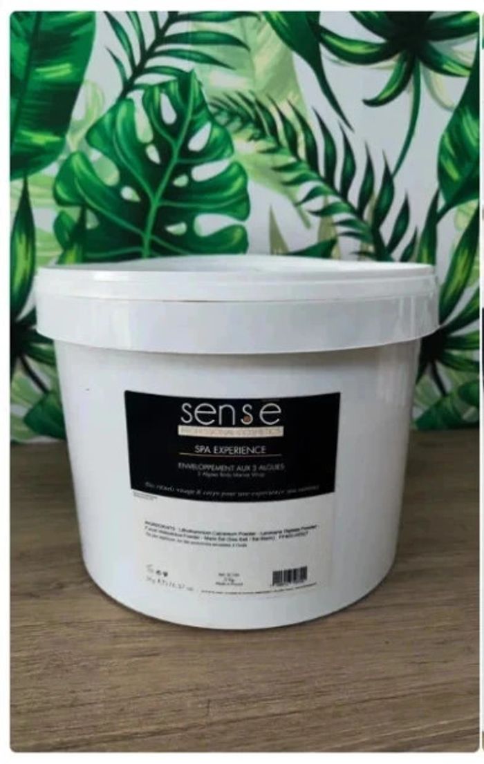 Sense professionnal cosmetics spa experience enveloppement aux 3 algues 5kg rituels visage et corps