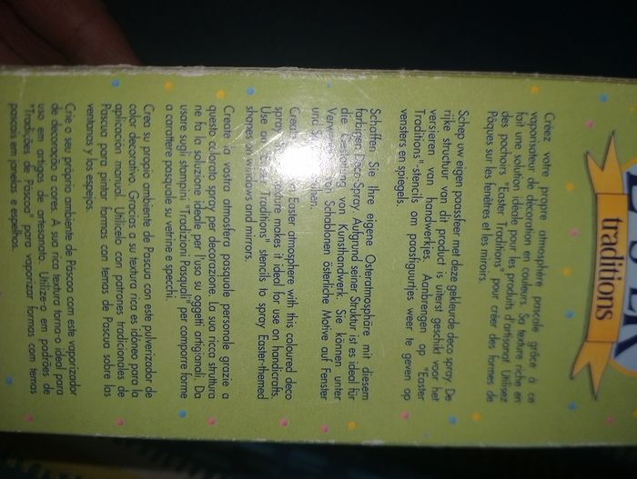 Déco spray neuf Pâques Easter traditions - photo numéro 6