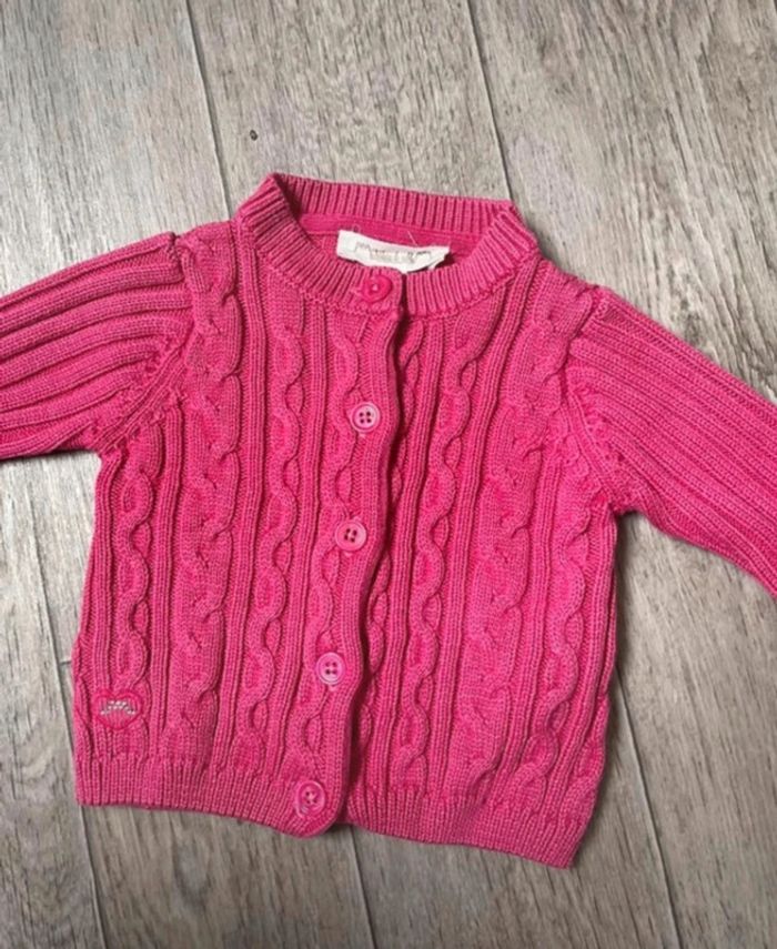 Gilet rose fushia Chateau de sable 12 mois - photo numéro 2